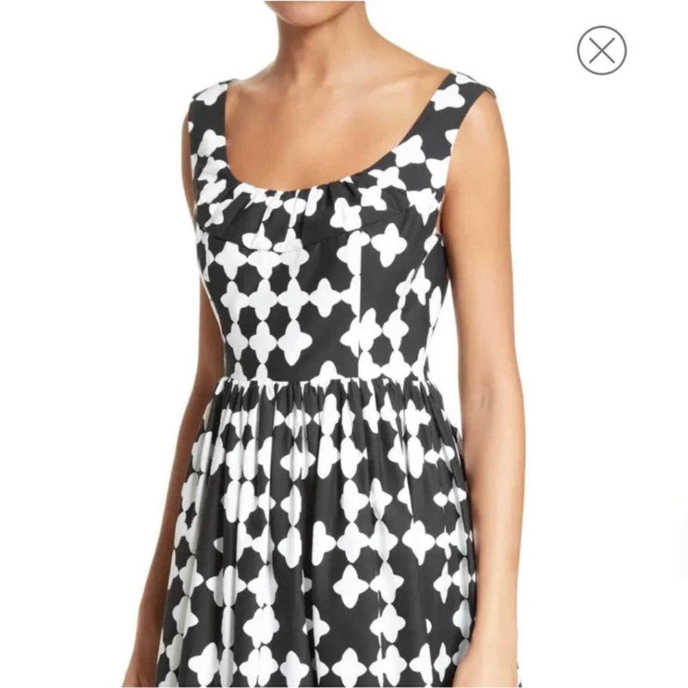Kate Spade Black and White Patterned Dress